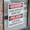 Signmission High Voltage Keep Out Bilingual Danger Sign, Vinyl Decal, 7in W x 10in L, 2PK OS-2PACK-DS-D-710-L-19391 - alternate 3